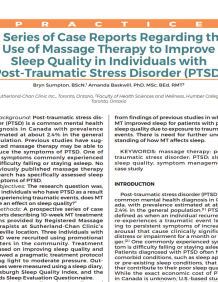 Case Reports – Sleep Quality
